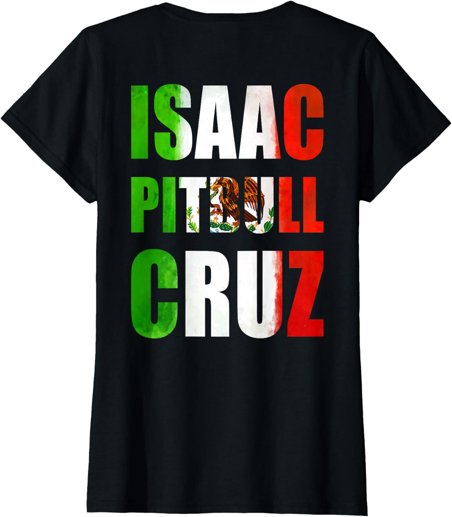 Mexican Boxers Isaac Pitbull Cruz The Mexican Style Boxing T-Shirt - Black