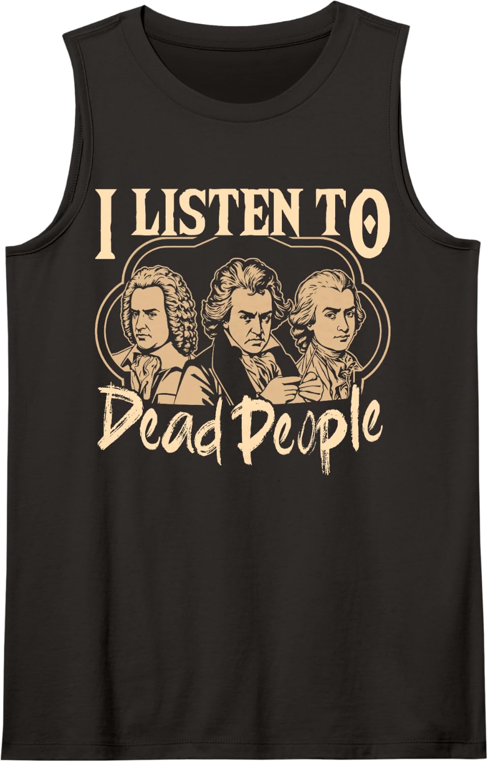 Classical Music Orchestra Composer Melody Player Instruments Tank Top - Black