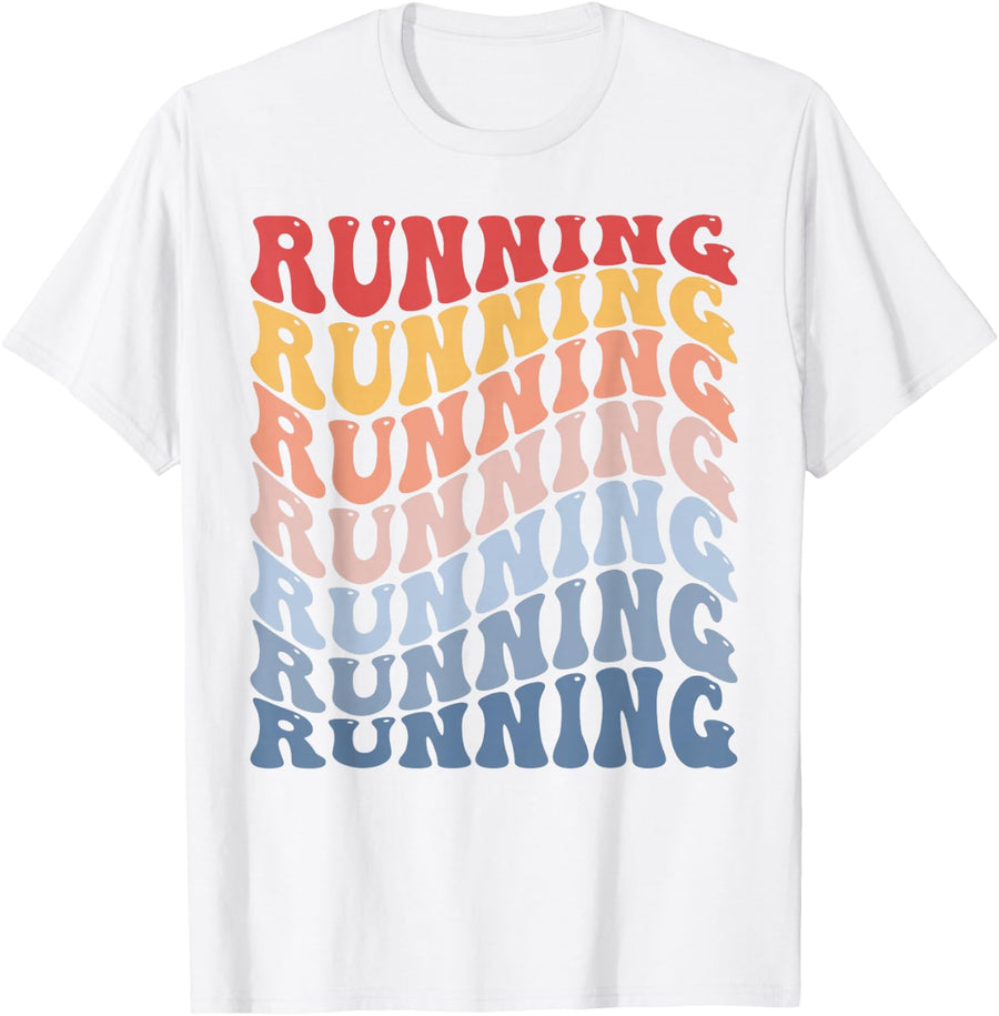 Running Groovy Runner Marathon T-Shirt - White