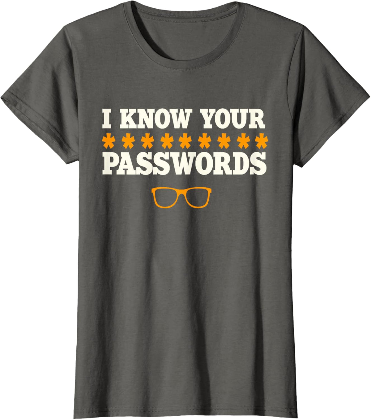 Hacker Password Computer Coder Software Engineer Hacking T-Shirt - Asphalt Grey