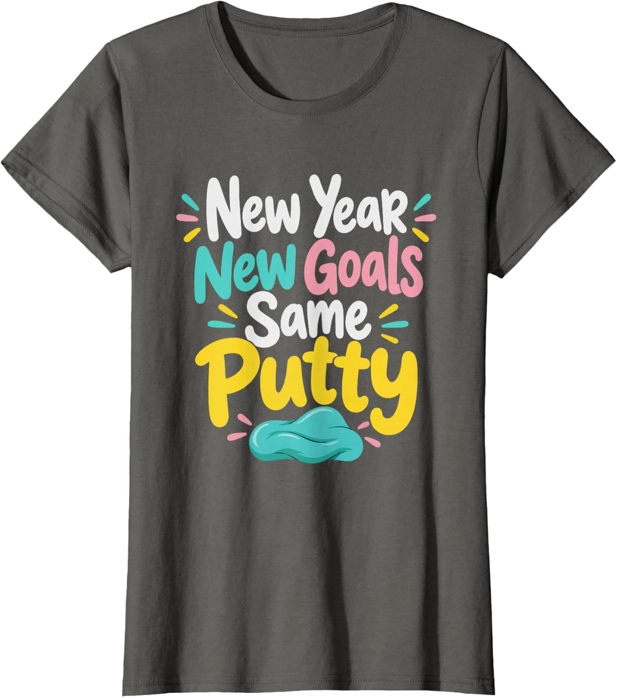 Occupational Therapy New Years Resolution Goals T-Shirt - Asphalt Grey