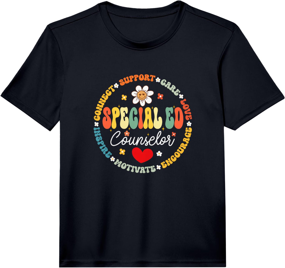 Special Education Teacher Special ED Counselor Life SPED Performance T-Shirt - Black