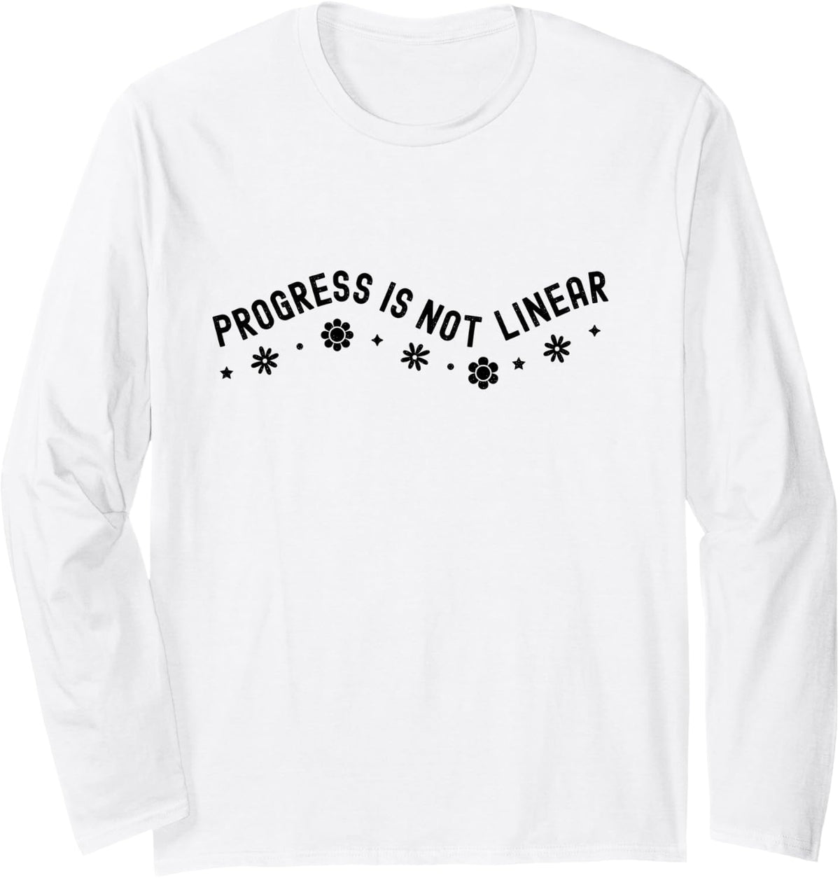 Progress is Not Linear Shirt | Special Ed Teacher Team SPED Long Sleeve T-Shirt - Adult Unisex White