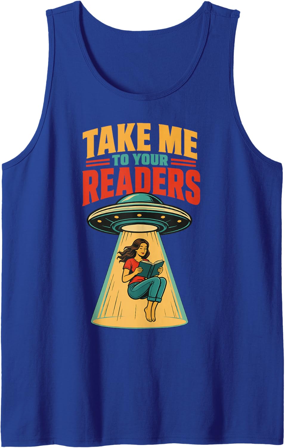 Librarian Humor Book Lover Library Reading Tank Top - Royal Blue