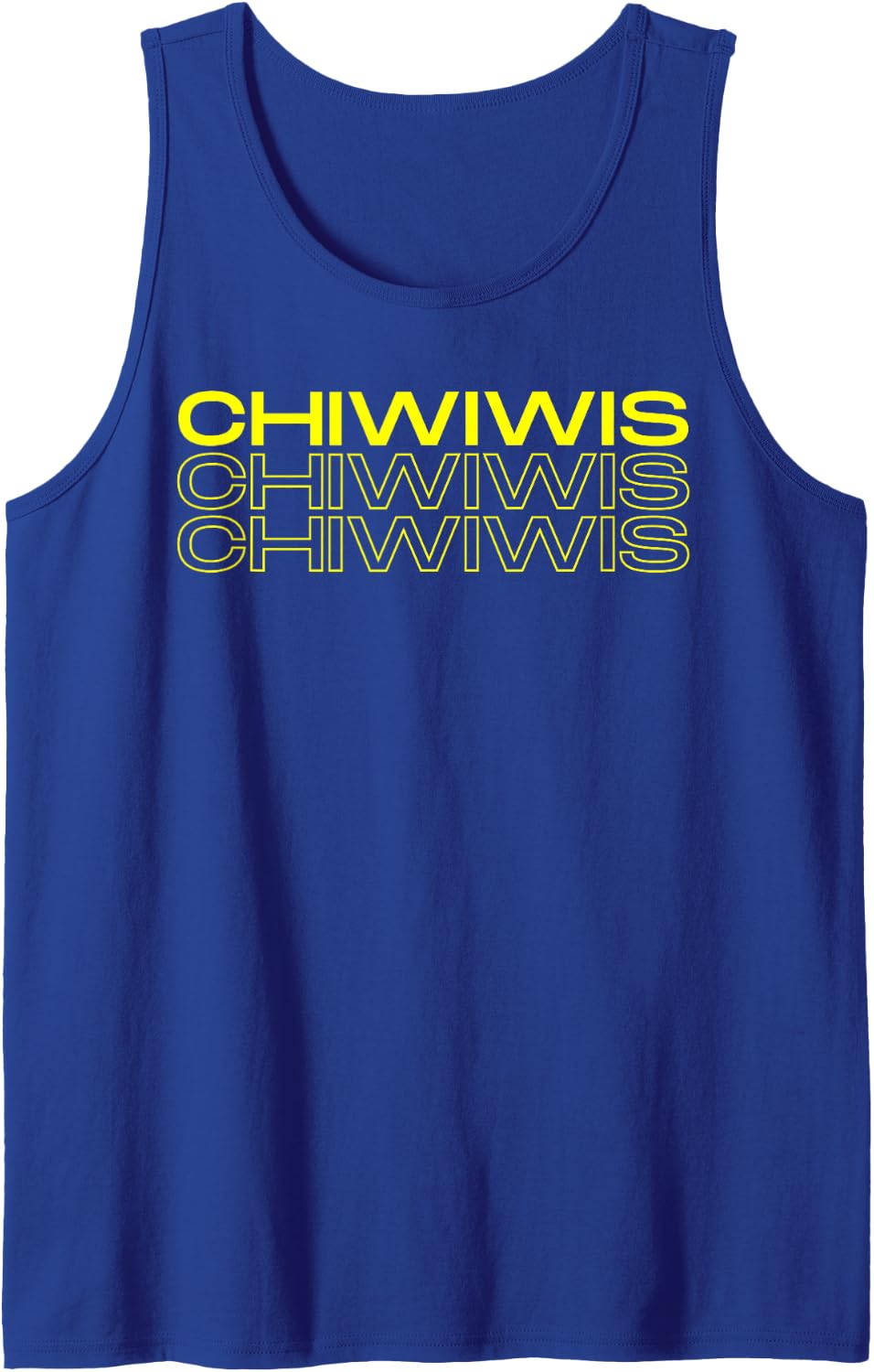 Funny Latino Mexican Chicano Cinco De Mayo Chiwiwis Sleeveless Tank Top - Royal Blue