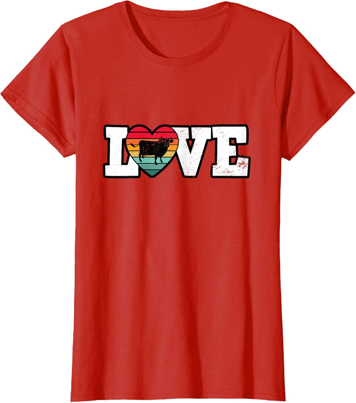 Love Cow T-Shirt - Red