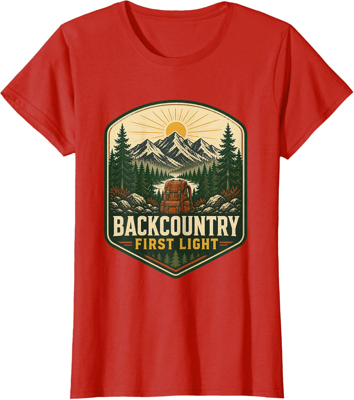 Backcountry First Light T-Shirt - Red