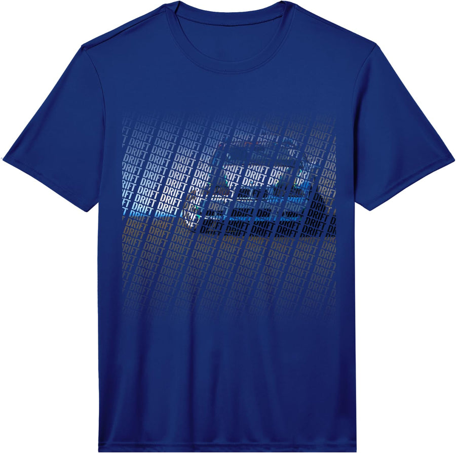 Drifting Car for Men Women and Kids Performance T-Shirt - Royal Blue