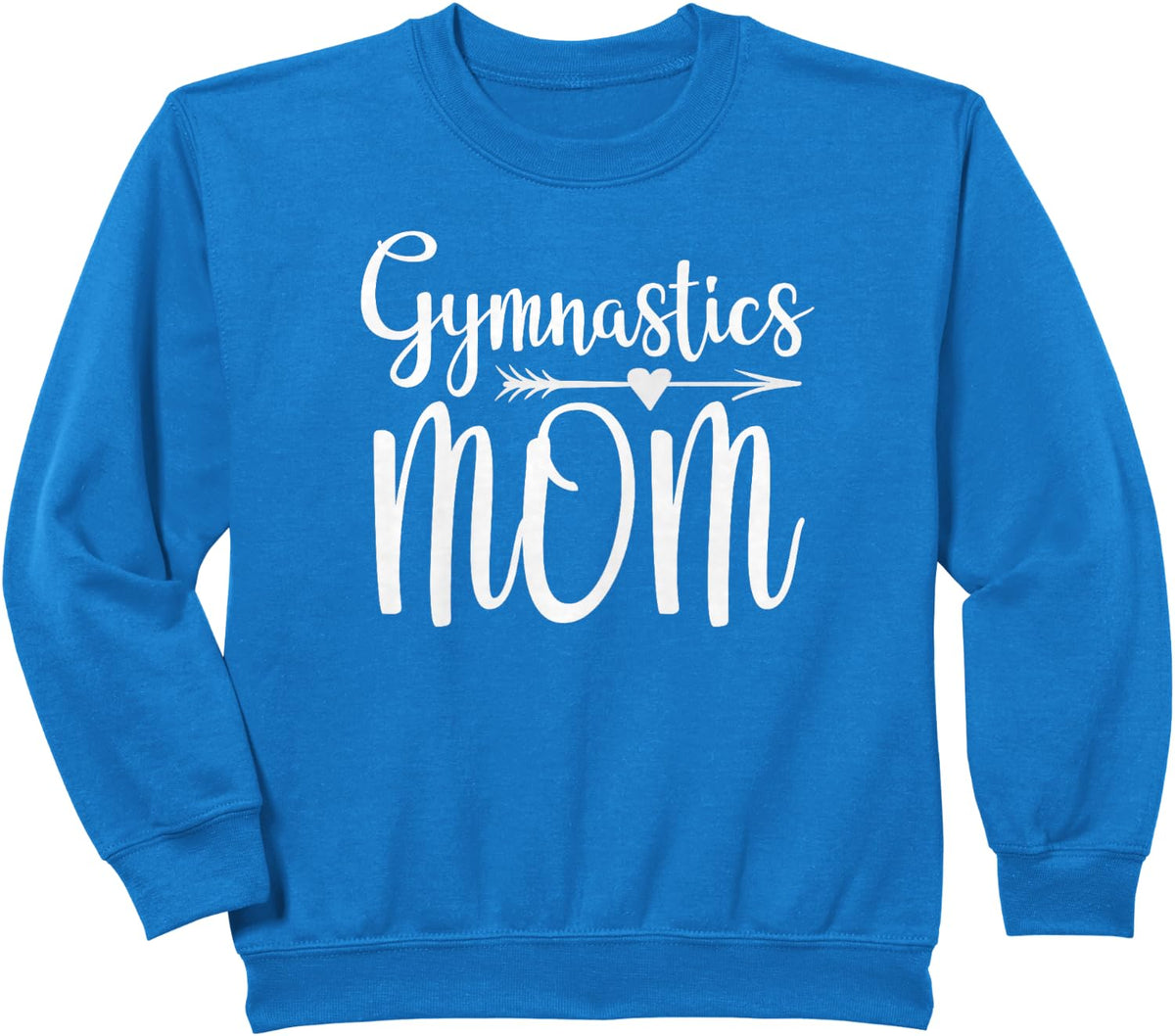 Gymnastics Mom Cute Gymnast Parent Sweatshirt - Royal Blue