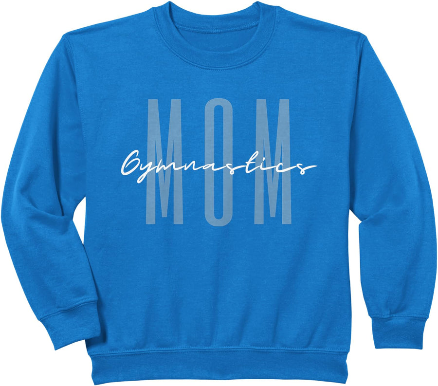 Gymnastics Mom Gymnastics Mama Gymnast Parent Sweatshirt - Royal Blue