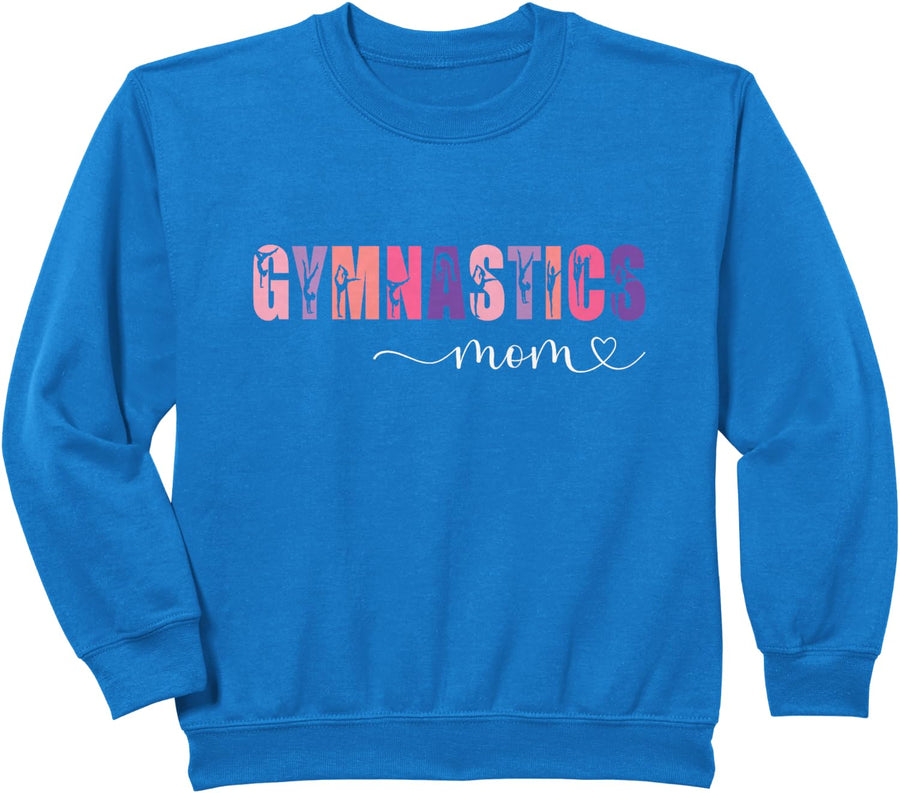 Gymnast Mom, Gymnastics Mom Sweatshirt - Royal Blue