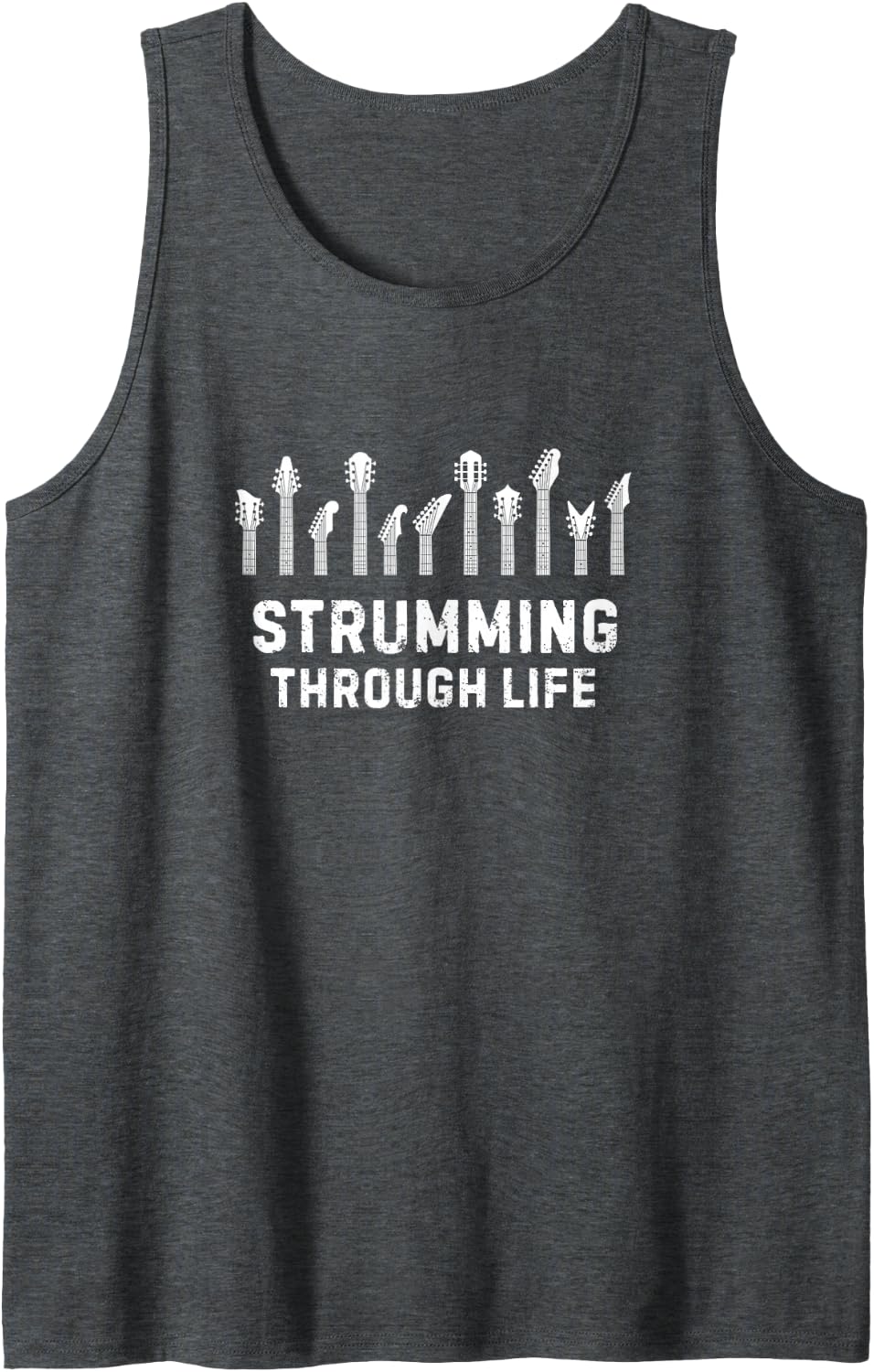 Guitarist Music Teacher Life Tank Top - Dark Heather Grey