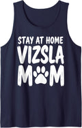 Vizsla Mom Design for Women Girls Mama Hungarian Vizsla Mom Sleeveless Tank Top - Navy Blue