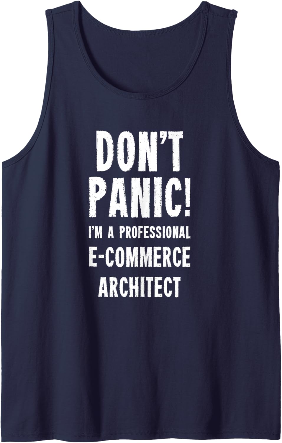 E-Commerce Architect Tank Top - Navy Blue