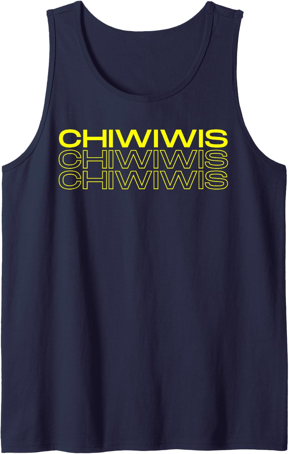 Funny Latino Mexican Chicano Cinco De Mayo Chiwiwis Sleeveless Tank Top - Navy Blue