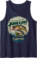 Eastern Sierras June Lake Loop California Tank Top - Navy Blue