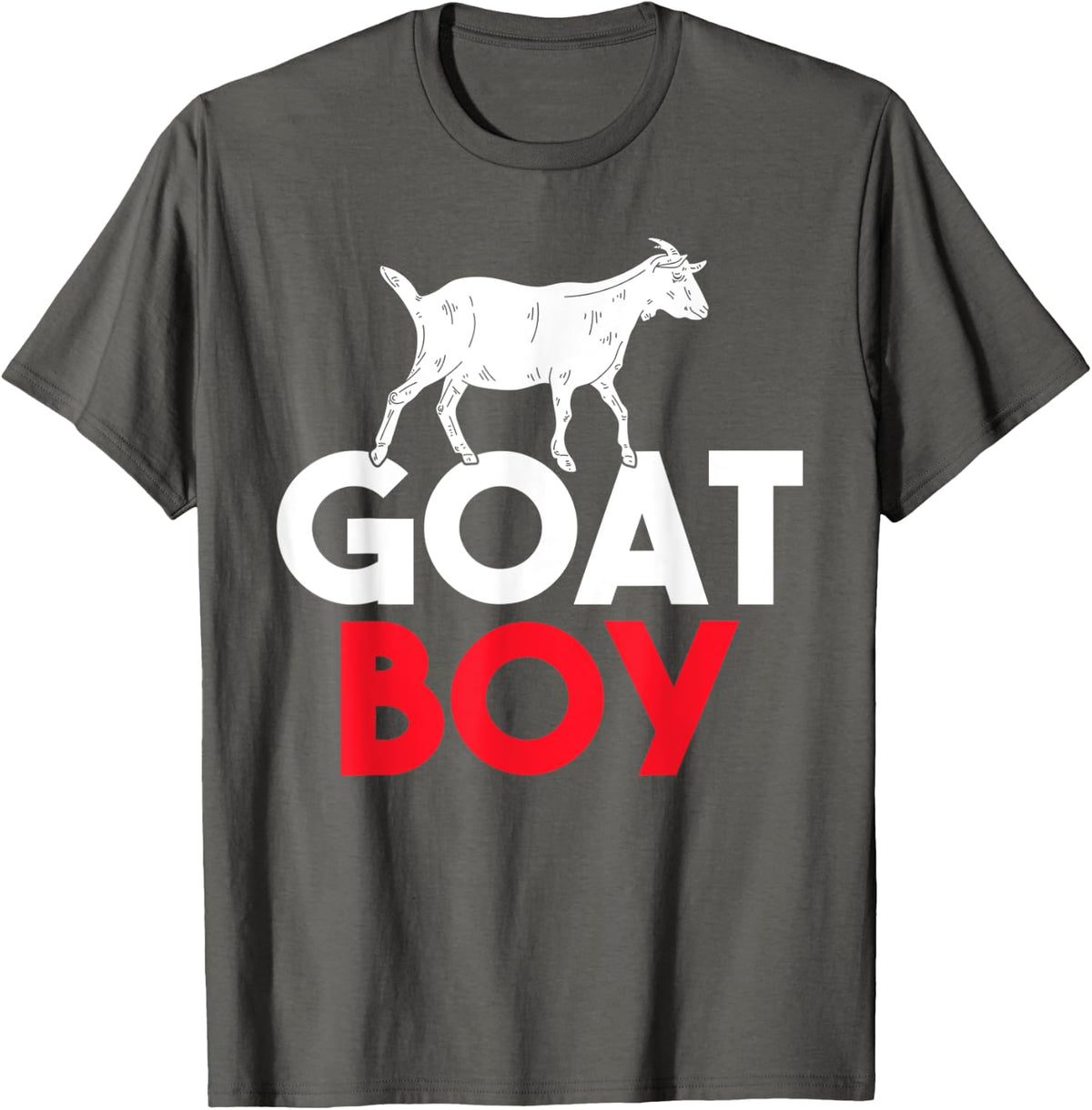 Goat Boy Goats lover T-Shirt - Asphalt Grey