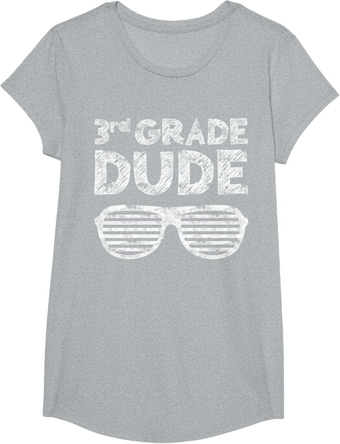 3rd Grade Dude Shirt Third Grade Boy Girl Back To School T-Shirt - Girls Heather Grey