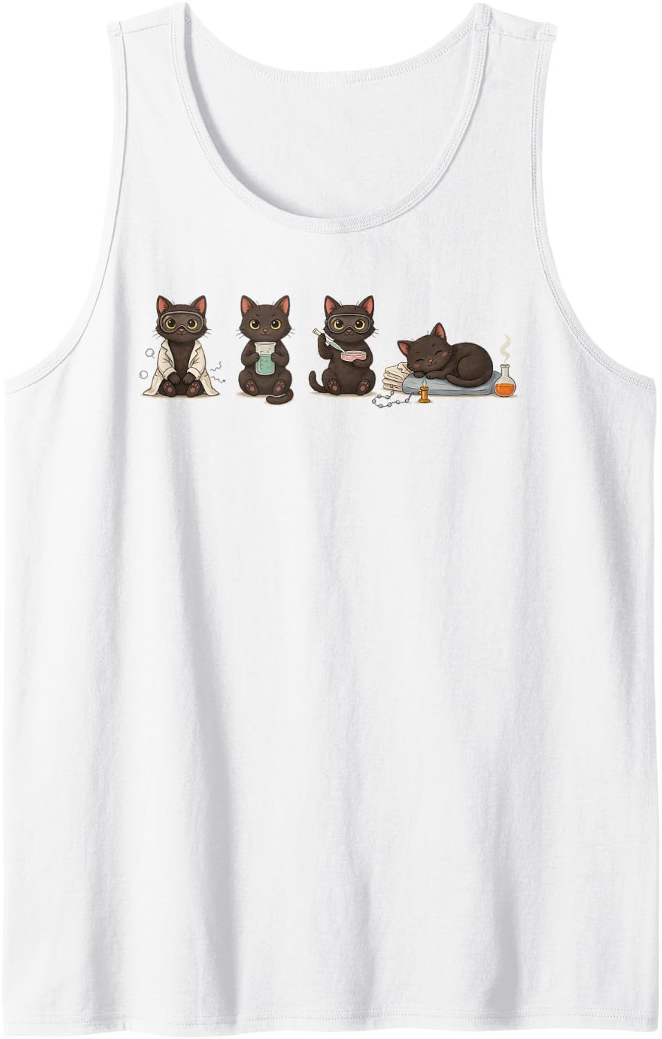 Polymer Chemist Chemistry Science Scientist Macromolecular Sleeveless Tank Top - White