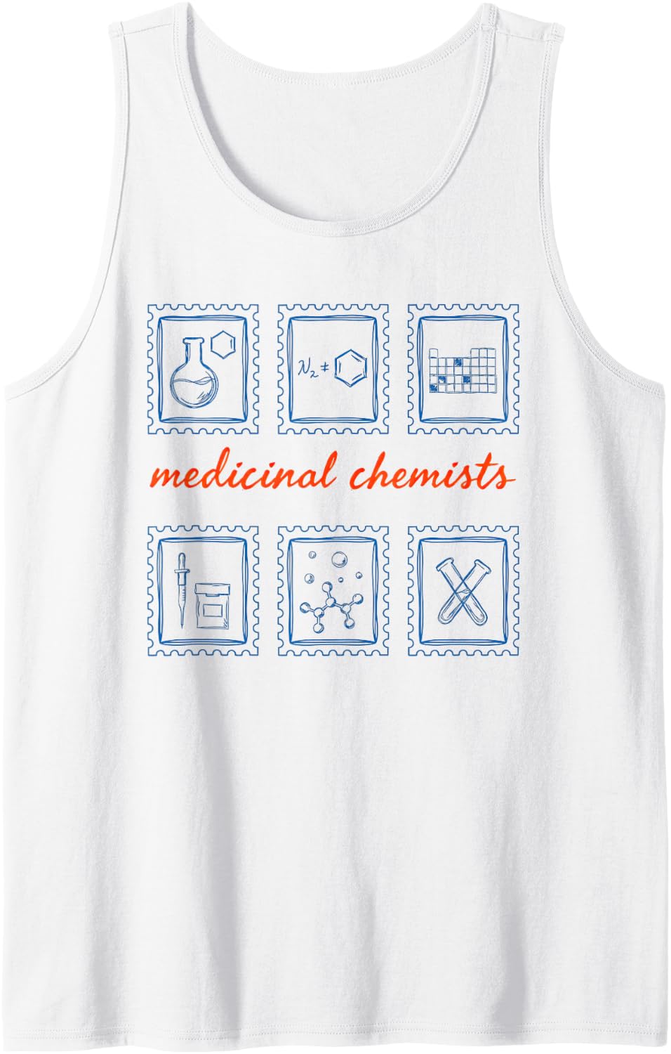 Medicinal Chemist Drug Discovery Science Pharmaceutical Sleeveless Tank Top - White