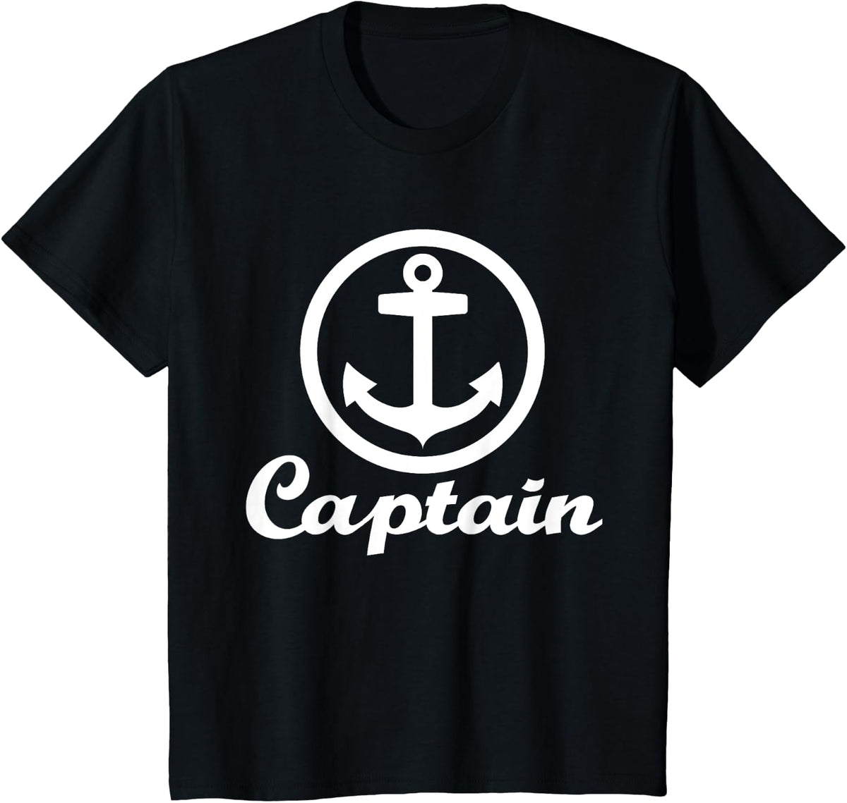 Captain anchor T-Shirt - Black