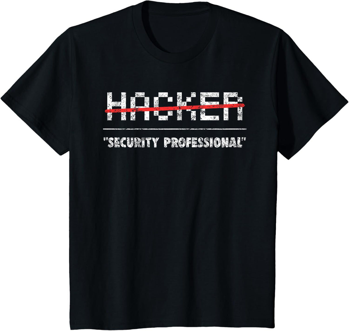 Funny Hacker Cyber Security Computer Shirt T-Shirt - Black