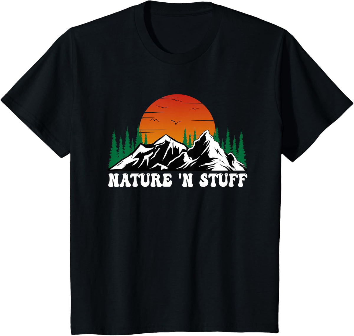 Nature and Stuff This is My Hiking T-Shirt - Black
