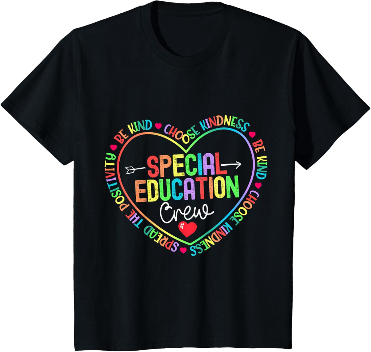 Special Educators Special Ed Teacher Special Education Crew T-Shirt - Black