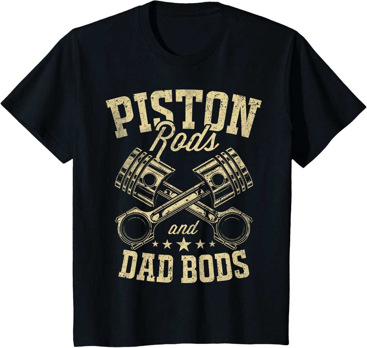 Mechanics Piston Rods Dad Bods Car Mechanics Auto Mechanics T-Shirt - Black