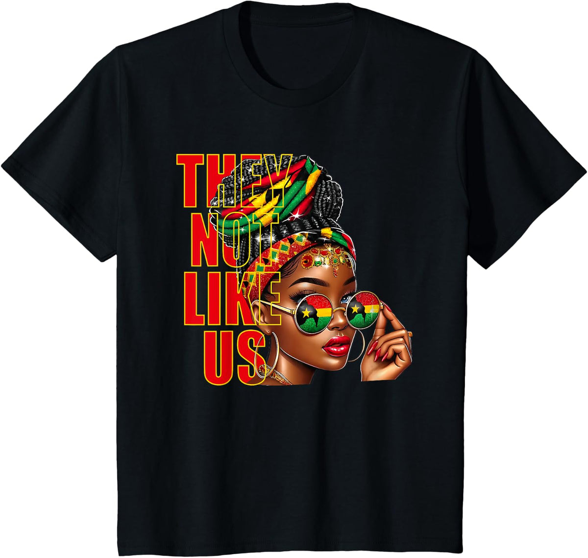 They Dont Like Us Juneteenth 1865 Pride T-Shirt, Black Lives Matter Tee - Black