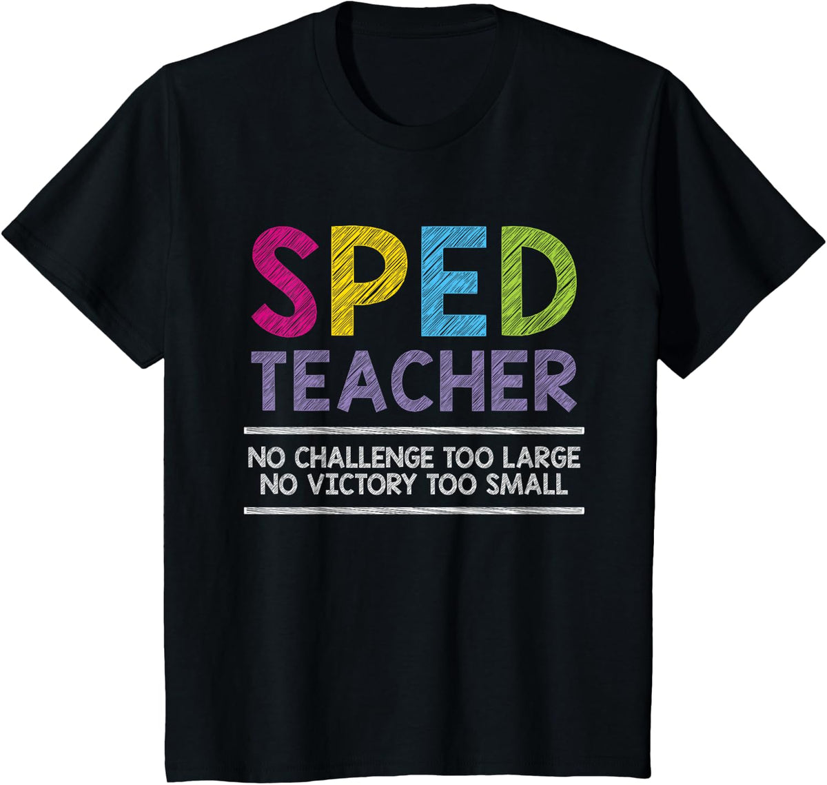 Special Education T-shirt Team SPED Squad Special Ed T-Shirt - Black