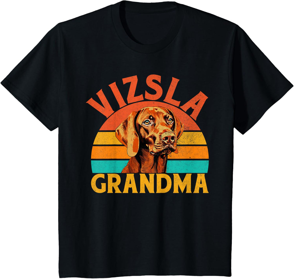 Vizsla Grandma Vizsla T-Shirt - Black
