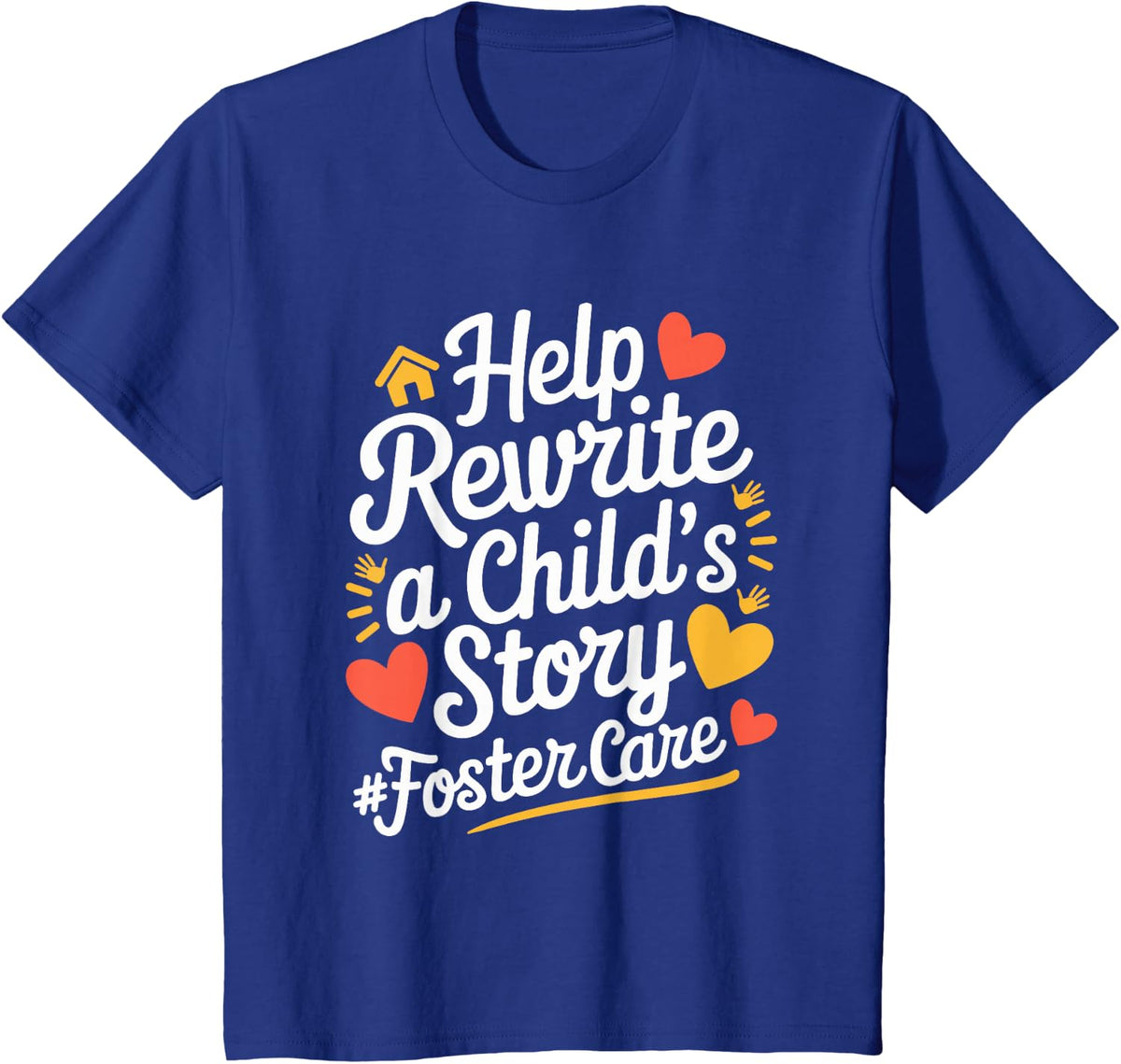 Foster Care Design For Foster Parents Foster Mom And Dad T-Shirt - Royal Blue