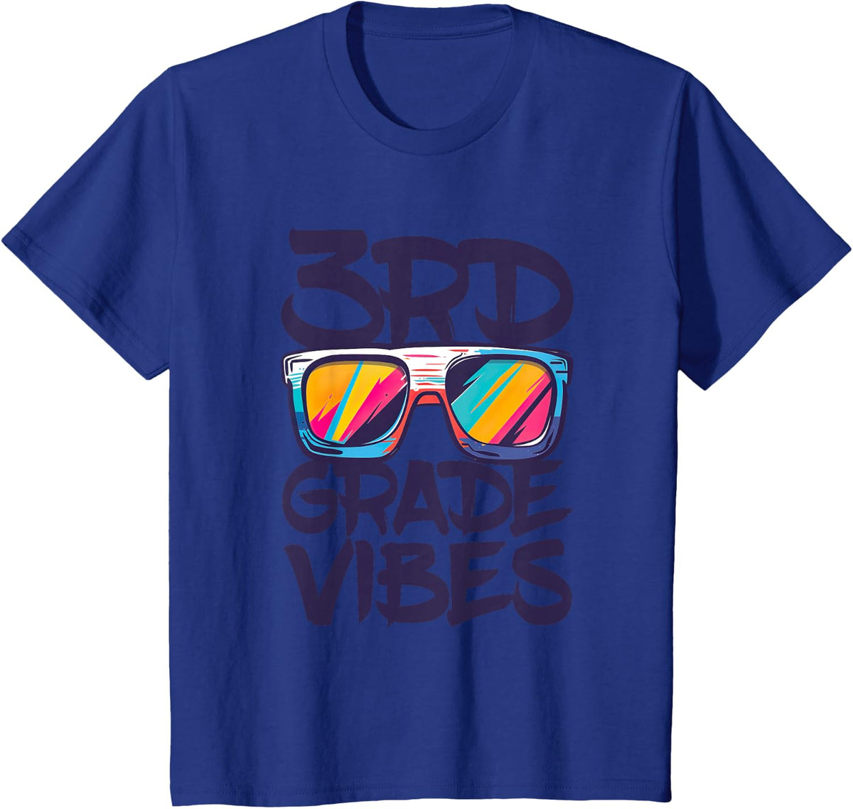 3rd Grade Vibes Shirt Back To School Third Grade Boy Girl T-Shirt - Royal Blue