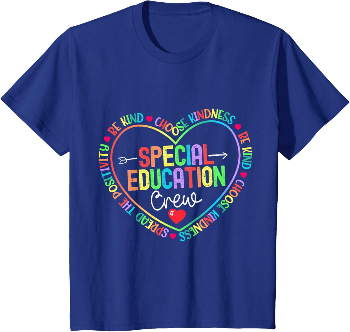 Special Educators Special Ed Teacher Special Education Crew T-Shirt - Royal Blue