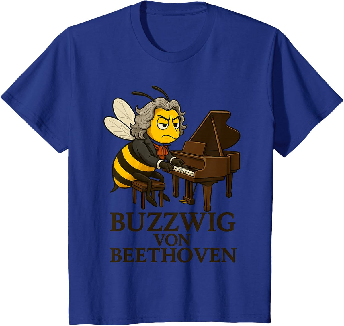 Buzzwig von Beethoven Classical Music Funny bee T-Shirt - Royal Blue