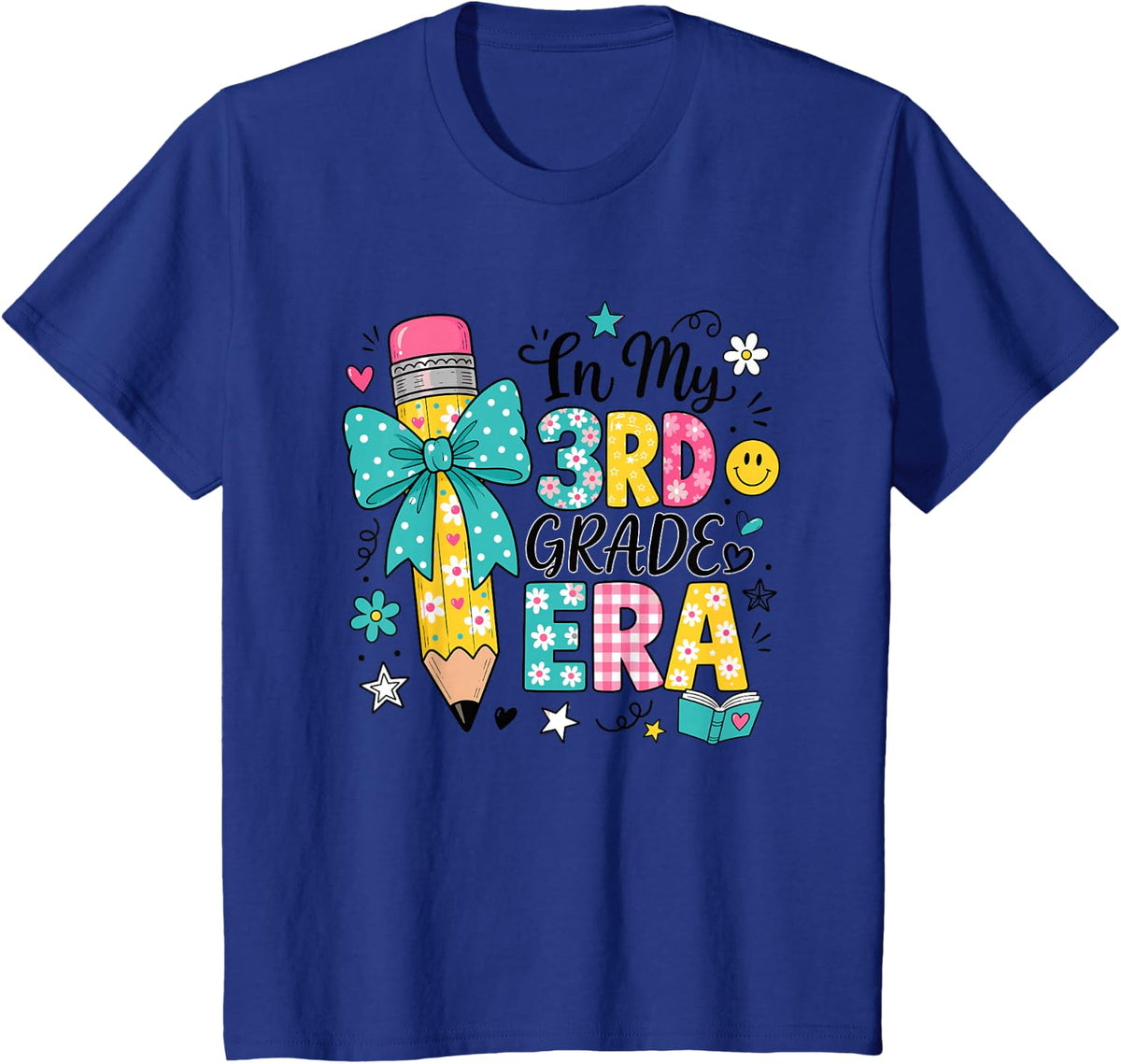 in My 3rd Grade Era Back to School T-Shirt - Royal Blue
