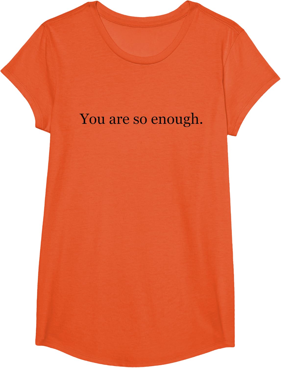 Dear Person Behind Me World is A Better Place (2 Side) Men T-Shirt - Girls Orange
