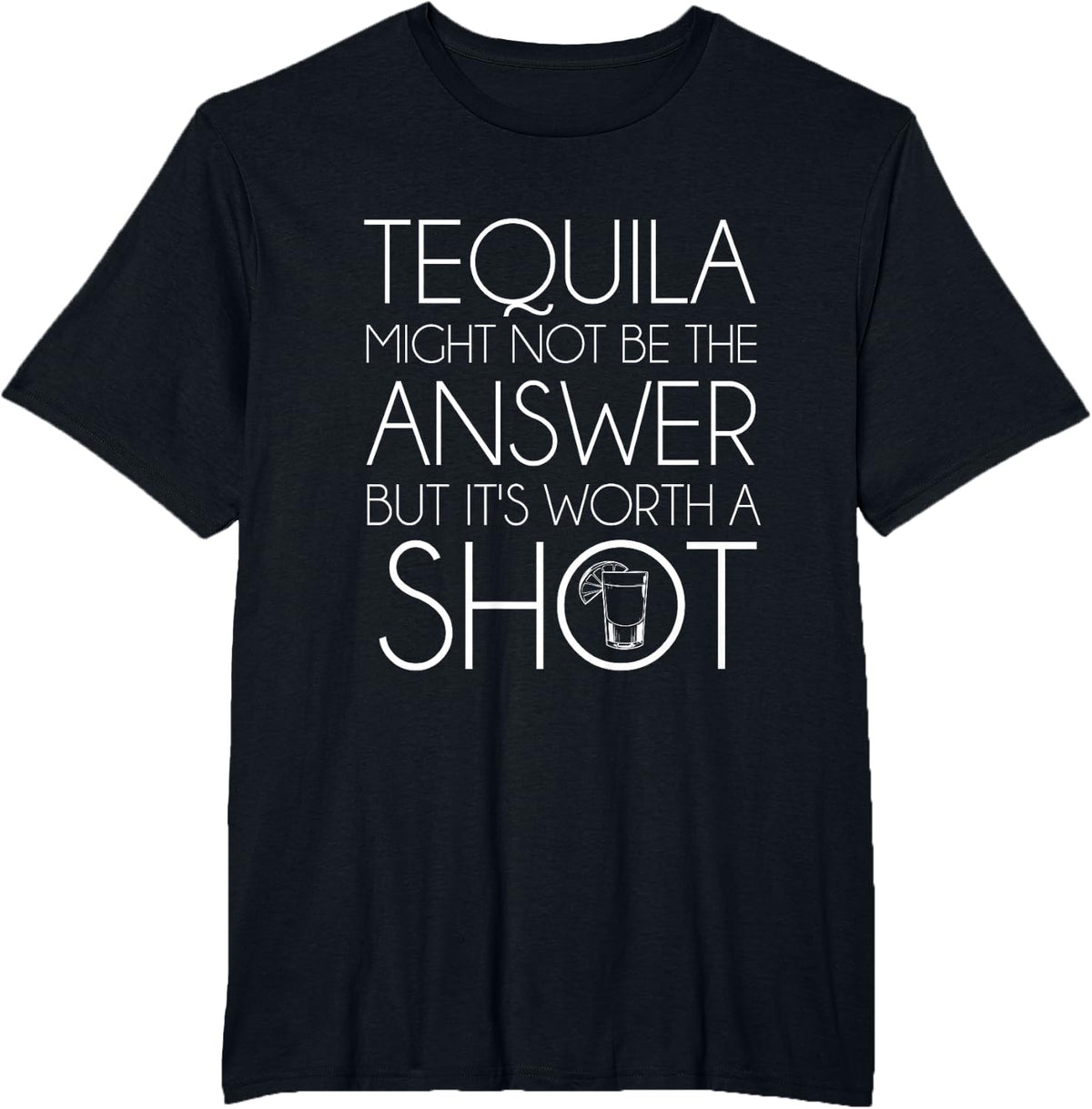 Mis Amigos Funny Salt Lime Tacos and Tequila T-Shirt Tee for Men Women - Black