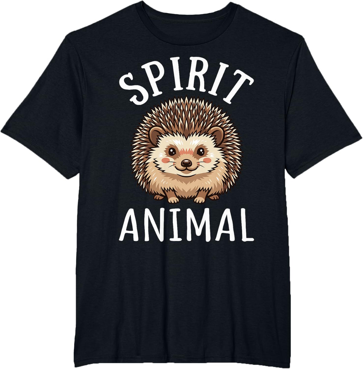 Spirit Animal - Hedgehog Lover Gifts Man Woman Kids T-Shirt - Black