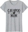Cavapoo Mom Funny Cavapoos Gifts for Women Dog Lover T-Shirt - Heather Grey