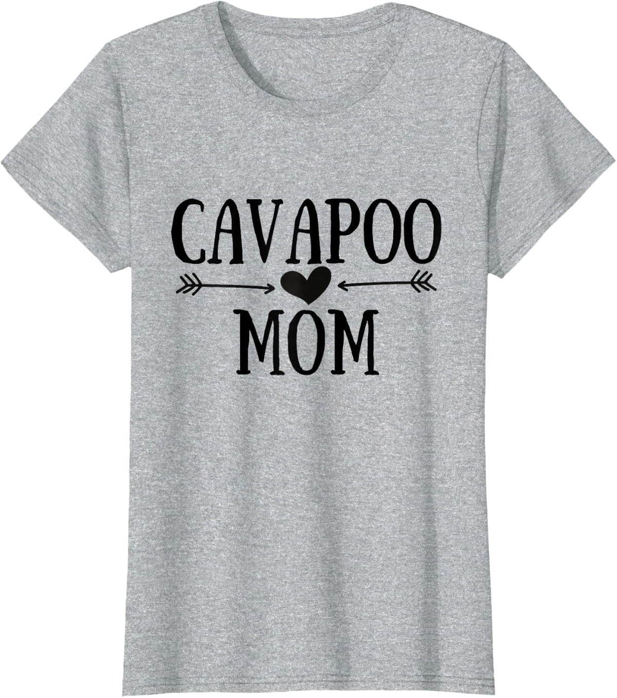 Cavapoo Mom Funny Cavapoos Gifts for Women Dog Lover T-Shirt - Heather Grey