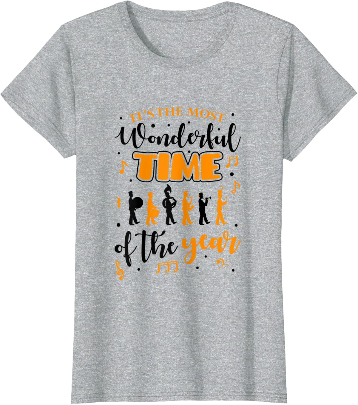 It's The Most Wonderful Time Of The Year, Marching Band T-Shirt - Heather Grey