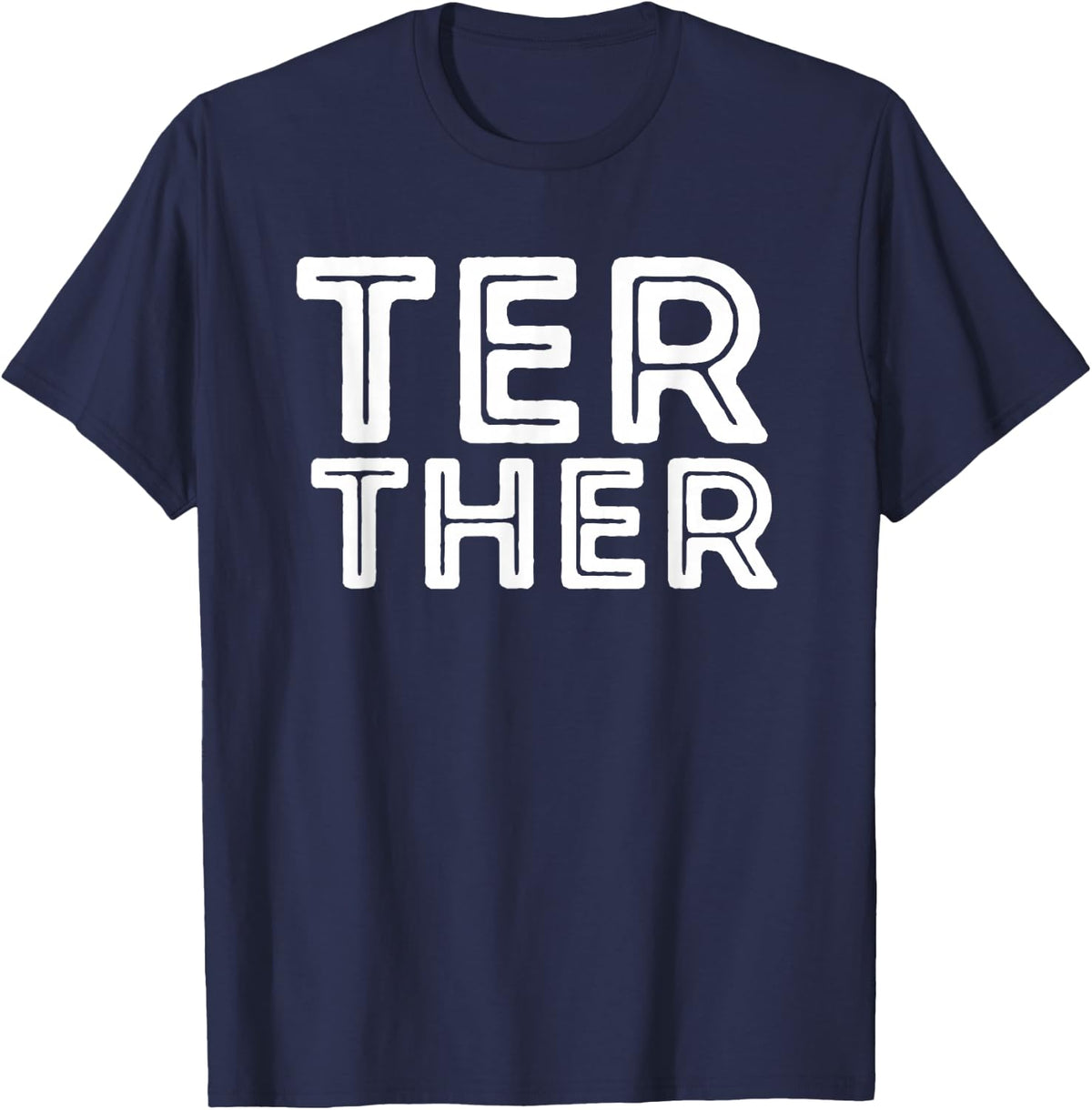 Better Together Couples Matching T-Shirt - Navy Blue