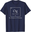 The Original Gangster - OG - Rap Shirt - Hip hop T-Shirt - Navy Blue