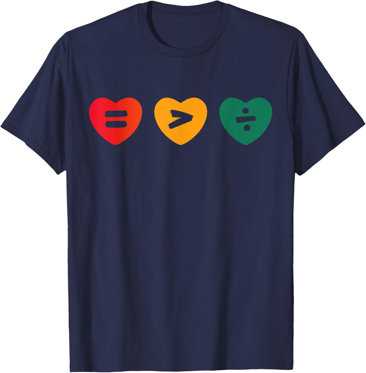 Equality is Greater Than Division Juneteenth T-Shirt Tee Black History Shirt - Navy Blue