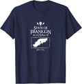 State of Franklin USA T-Shirt - Navy Blue