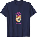 Queen Shiba T-Shirt - Navy Blue