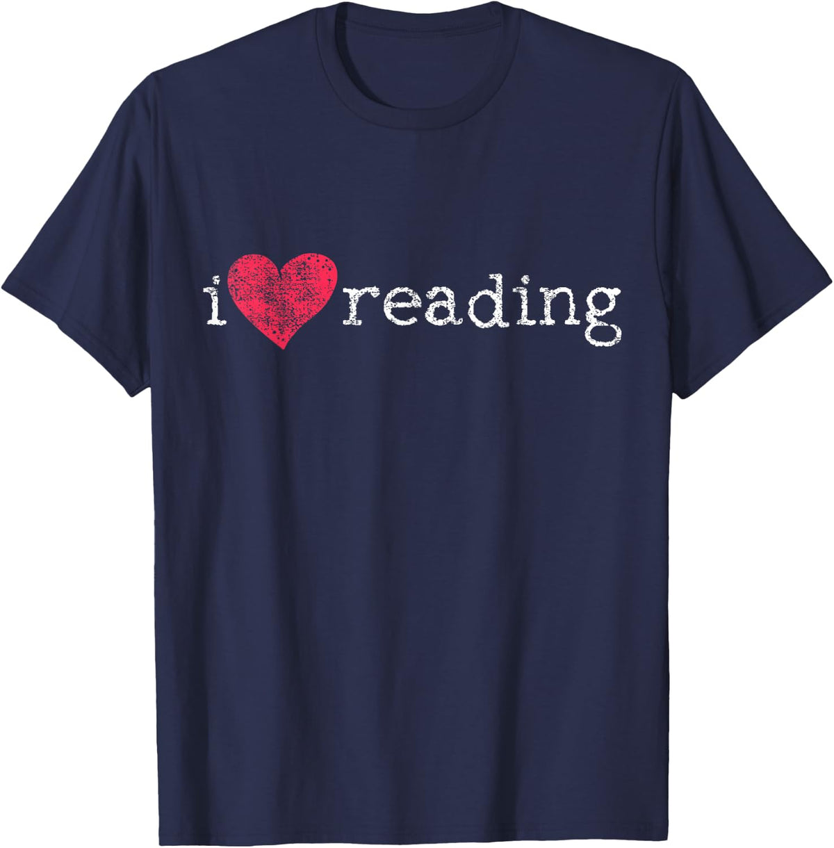 Bookworm Librarian Teacher Book Reading T-Shirt - Navy Blue
