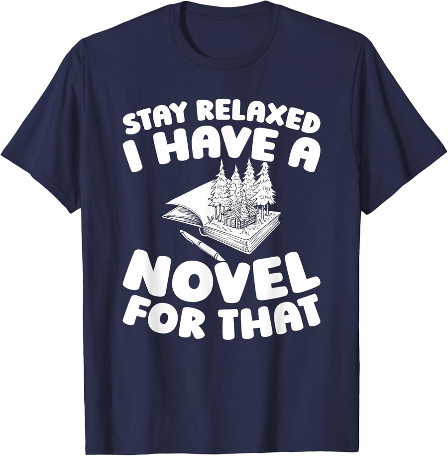 Education - School Educator Literature Teacher T-Shirt - Navy Blue